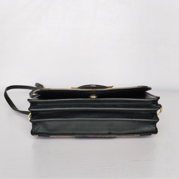 Authentic BURBERRY 
House Check Bridle Calfskin Small Madison Buckle Bag… - Picture 8 of 14